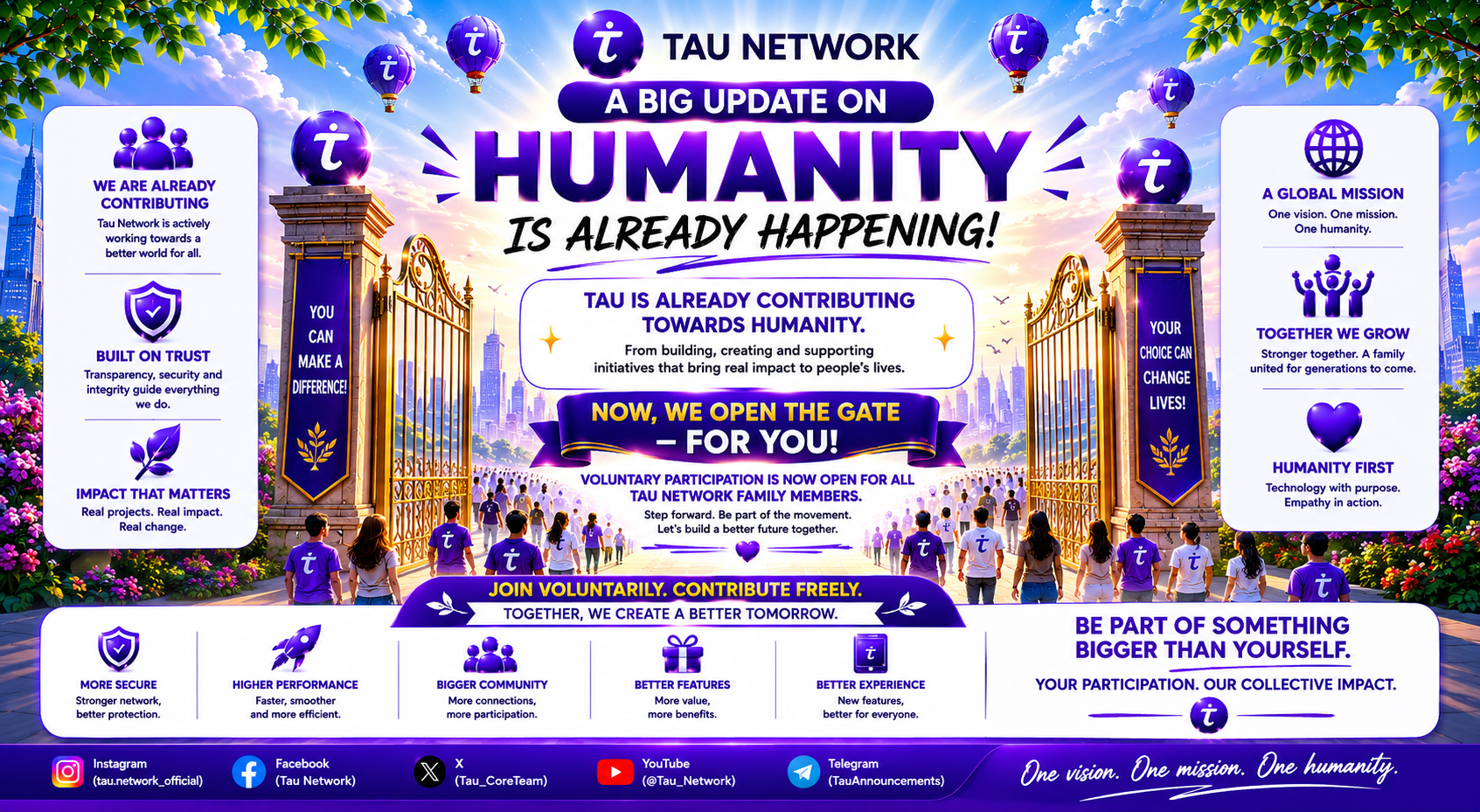 Tau Humanity